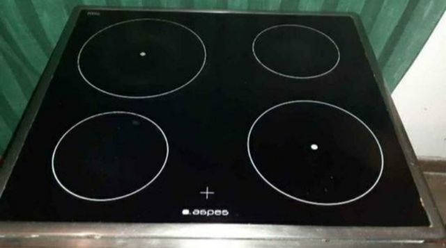 Vitrocerámica Aspes 4 fuegos funciona ver fotos