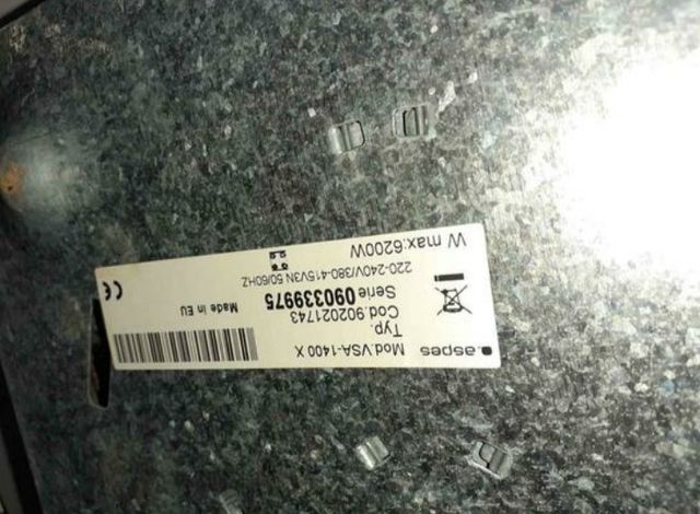 Vitrocerámica Aspes 4 fuegos funciona ver fotos