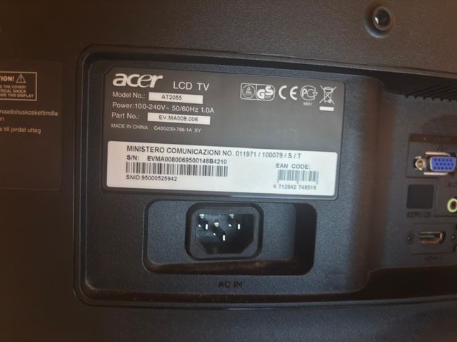 Monitor / television Acer 2055