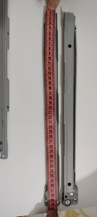 Guide scorrevoli cassetto - 4 coppie