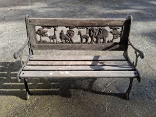 Banco jardín infantil - madera