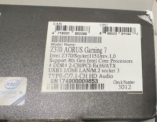 Placa base GIGABYTE Z370 AORUS Gaming 7