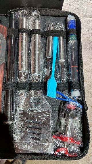 Barbacoa de carbón.