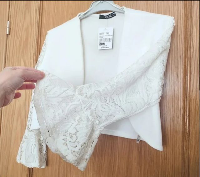 TORERA MANGAS DE ENCAJE NUEVA  EVENTOS  FIESTA NAV