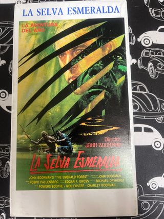 Película VHS La selva esmeralda