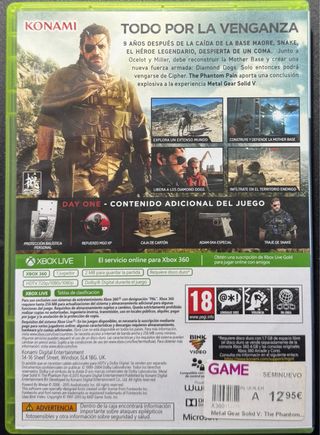 Metal Gear Solid V: The Phantom Pain Xbox 360