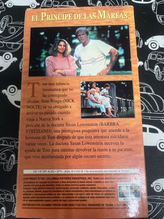 Película VHS El príncipe de las mareas