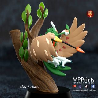 Figura Decidueye Pokemon 3D