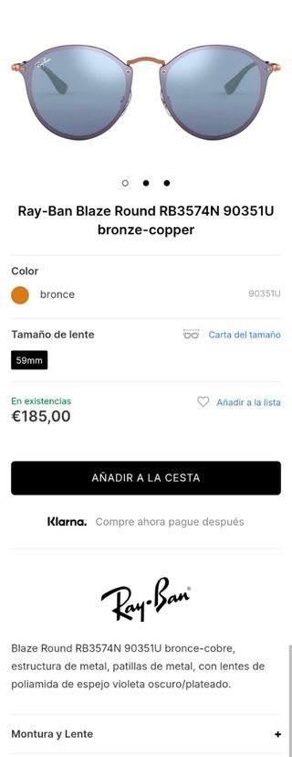 Gafas Ray-Ban Blaze