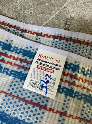 Bolsa Plástica Resistente Kmtstyle