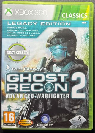 Ghost Recon 1 y 2 Advanced Warfighter Xbox 360