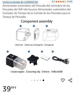 Alimentador peces Aqua Wi-Fi ILONDA