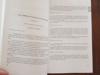 Compedio legislativo de productos sanitarios