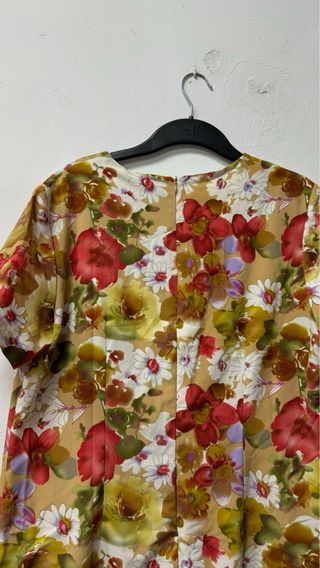 Vestido flores XXXL