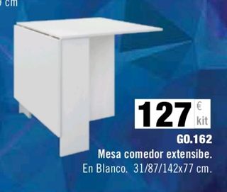Mesa plegable blanca - Cocina