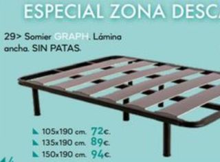 Somier GRAPH 150x190 - Láminas Anchas