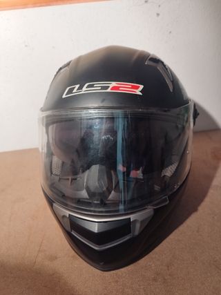 Casco moto LS2 NEGRO