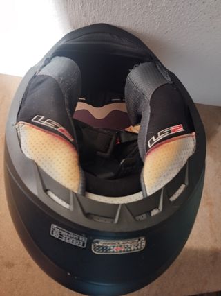 Casco moto LS2 NEGRO
