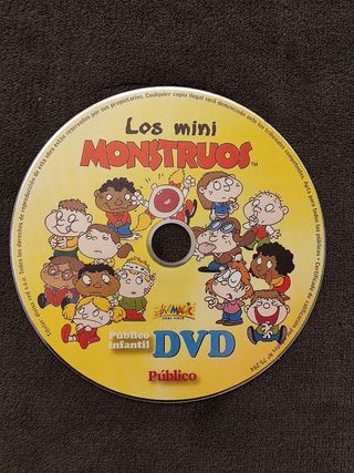 DVDs infantiles: Papyrus, Popeye, Mini monstruos.