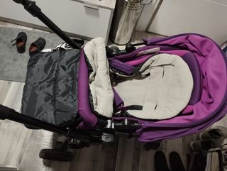 Carro bebé morado