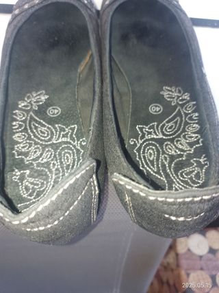 Zapatos planos negros talla 40