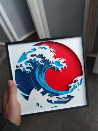 Cuadro Gran Ola de Kangawa