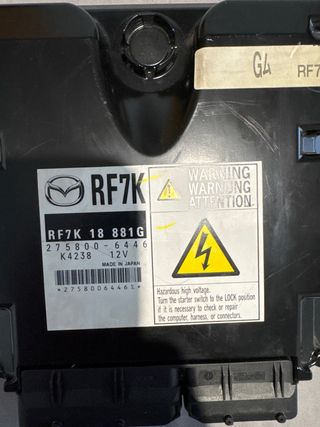 Unidad de control eléctrico Mazda Ecu Rf7k18881g