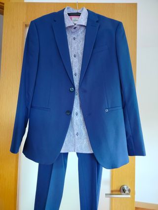 Traje azul hombre - Primavera-verano