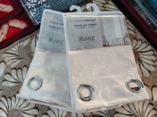 2 Tende Florida Ramage Coprente 135x275 Beige