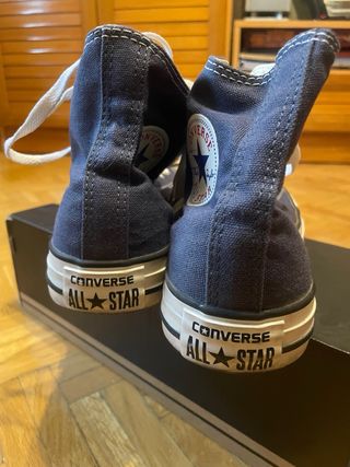 Converse altas azules