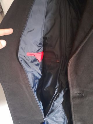 Americana Gant L negra con chaleco interior