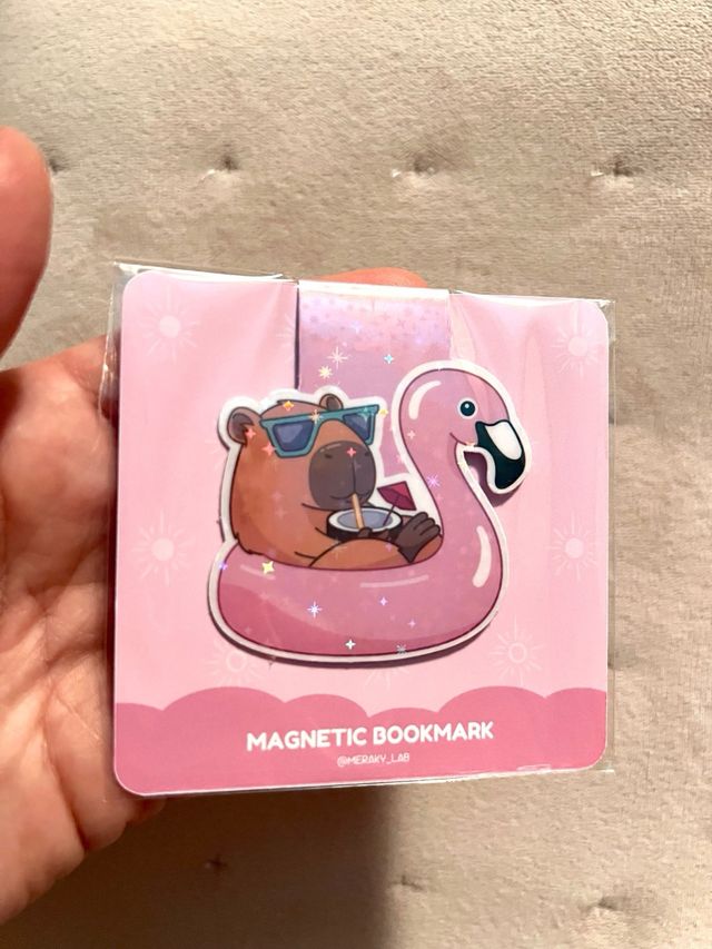 Segnalibro magnetico capibara - magnetic bookmark