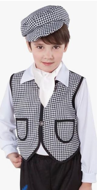 Traje chulapo niño para 8-10 años.