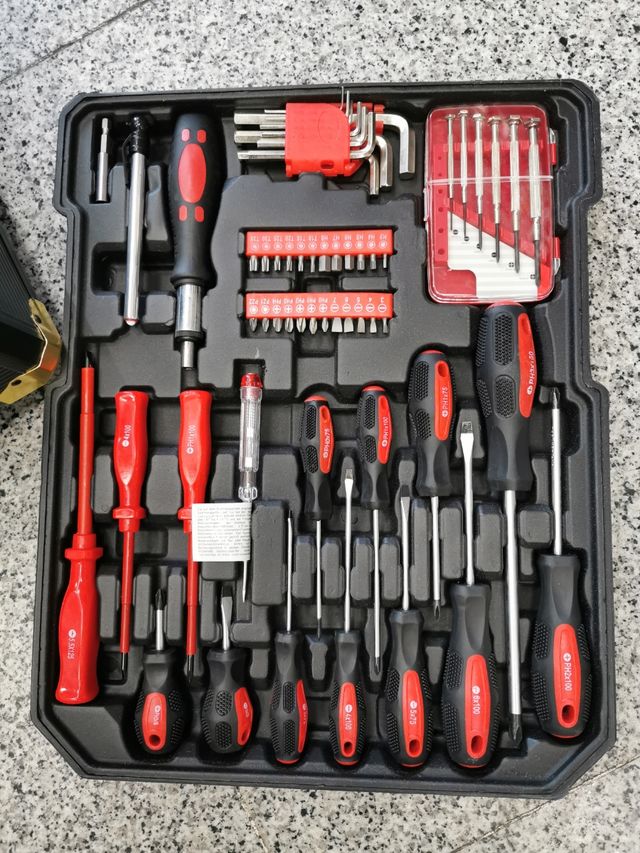 Trolley herramientas 356 piezas nuevo a estrenar