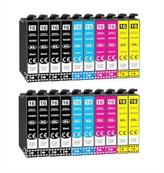20 x Epson 16 XL Compatibles 1631 1632 1633 1634