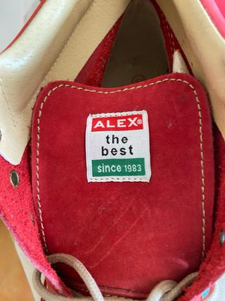 Botines ALEX Piel Rojos - Talla 42
