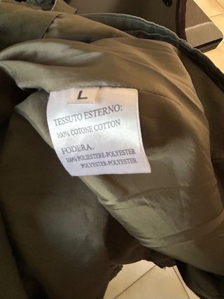 Parka verde oliva