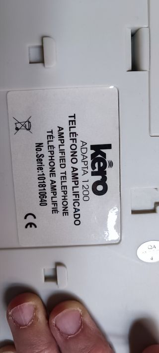 Teléfono fijo con números grandes