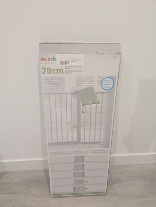 Valla de seguridad y extensión.