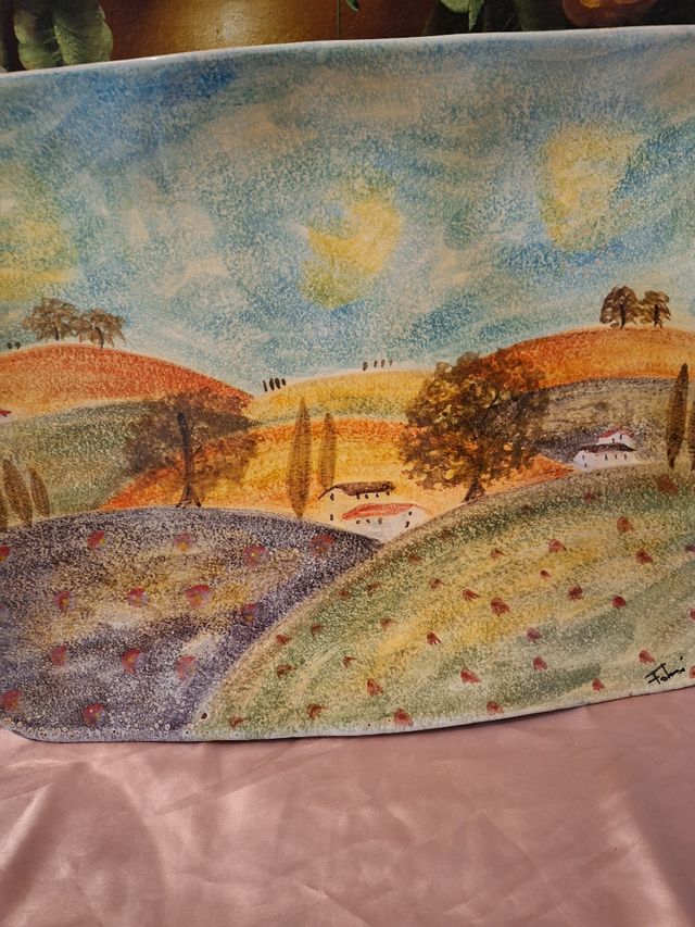 Piatto Dipinto a Mano Fabris