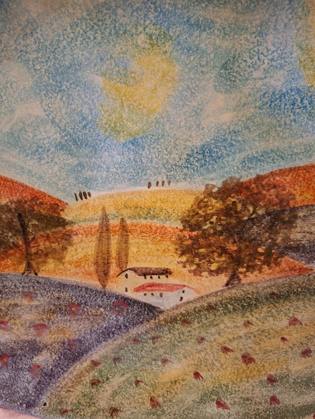 Piatto Dipinto a Mano Fabris