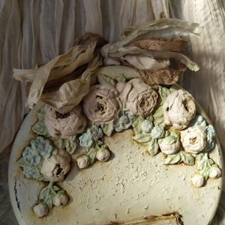 Plaquita Shabby Chic con Rosas