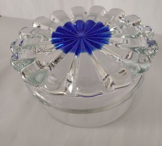 JUEGO PARA MACEDONIA O PONCHE CRISTAL DE MURANO