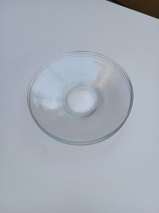 Platos de cristal transparentes