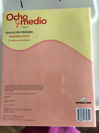 Matemáticas Ocho y medio Ed.Teide