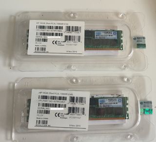 Memoria RAM HP 16GB 2Rx4 PC3L-10600R
