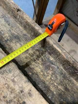 Mesa carpintero antigua de madera