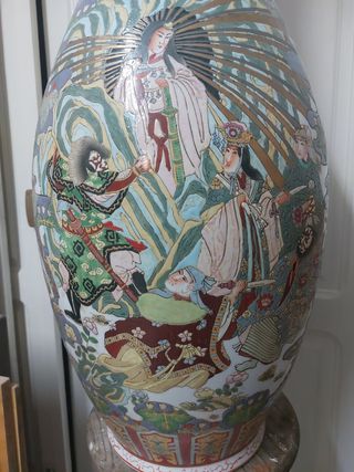 Jarron chino de porcelana