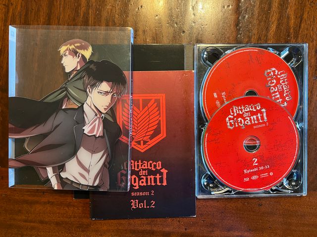 L'Attacco dei Giganti Stagione 2 Vol. 2 bluray