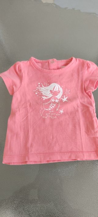 Camiseta manga corta bebe